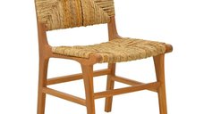 Scaun de gradina, Refane, Natural, 50x58x85 cm
