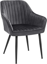 Scaun dining, Songmics, Gri, 62.5x60x85 cm - 2