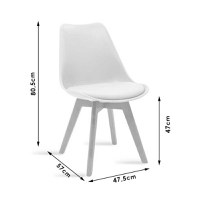 Scaun Gaston Negru - 8