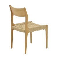 Scaun Martina lemn de fag, culoare lemn natural- franghie culoare lemn naturala 46x49x81cm - 2