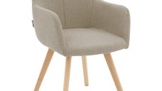 Scaun Nasima Bej 57x58x84 cm - Confort si Stil pentru Dining si Birou