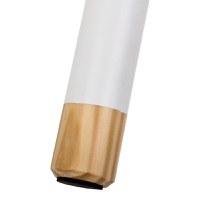 Scaun pentru copii Kevou, Pako World, Lemn de pin, Alb-Natural, 24x24x25 cm - 3