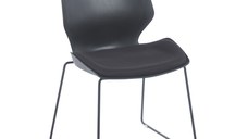 Scaun PP-PU Negru 47x52x85 cm