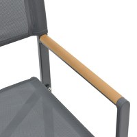 Scaun regizoral de grădină Mabu Gri 56x48x86 cm - 7