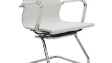 Scaun sala de conferinte Valter Pako World Alb 55.5x48x88 cm