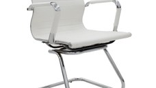 Scaun sala de conferinte Valter Pako World Alb 55.5x48x88 cm
