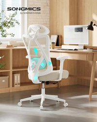 Scaun: Scaun birou, Verona, Crem, 70x70x125 cm - 1