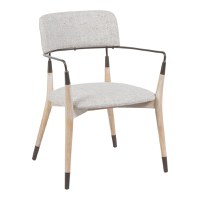 Scaun, Sentana, Crem, 56.5x56x79 cm - 1