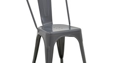 Scaun Utopia Gri inchis 44x44x85 cm