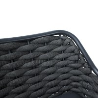 Scaund e bar Zuki, Pako World, Gri, 55x54x109 cm - 6