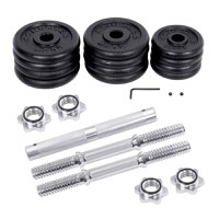 Set 2 buc. Gantere 2x15 kg Songmics Negru 35x16x16 cm - 5