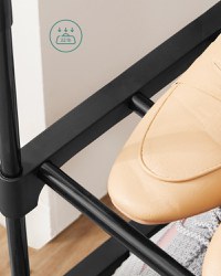 Set 2 buc. Pantofare modulare Songmics Negru 92x30x54 cm - 6