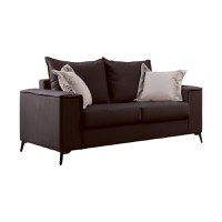 Set 2 canapele cu 2 locuri Verona x2 Pako World Gri inchis 225x93x100 cm - 5