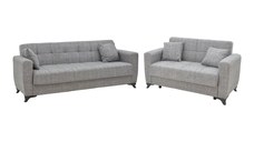 Set 2 canapele Modesto Pako World Gri 215x85x80 cm