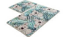 Set 2 Covorase de Baie Koala Verde