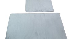 Set 2 Covorase de Baie Plush Gri Deschis