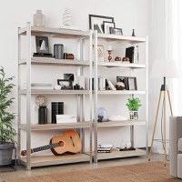 Set 2 Rafturi, Songmics, 5 rafturi, 180 x 90 x 40 cm, Silver, GLR040E02 - 7