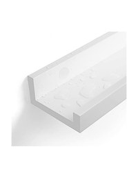 Set 2 rafturi suspendate, Songmics, LWS60WT, Alb, 60 x 10 cm - 6