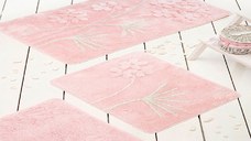 Set 3 Covorase de Baie Orkide Pudra (Acryl)