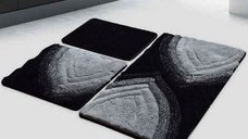 Set 3 Covorase de Baie Stella Antracit (Acryl)