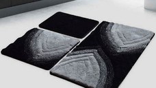 Set 3 Covorase de Baie Stella Antracit (Acryl)