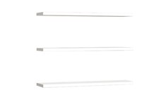 Set 3 rafturi Edna Pako World Alb 60x14.5x1.8 cm