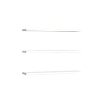 Set 3 rafturi Edna Pako World Alb 60x14.5x1.8 cm - 1
