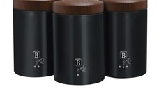 Set 3 Recipiente pentru Depozitare, ebony rosewood