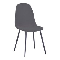 Set 5 masa si scaune Bella-Balou Antracit 120x120x88 cm - 2
