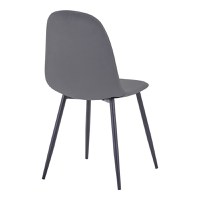 Set 5 masa si scaune Bella-Balou Antracit 120x120x88 cm - 3