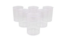 Set 6 cutii de depozitare alimente CLJCL06C08M, Transparent
