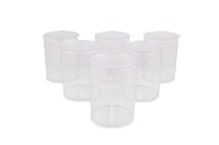 Set 6 cutii de depozitare alimente CLJCL06C08M, Transparent - 1