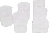 Set 6 cutii de depozitare alimente CLJCL06C08M, Transparent - 2