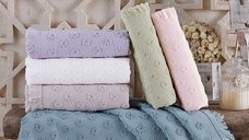 Set 6 Prosoape 70x140 cm Saheser din Bumbac 100%