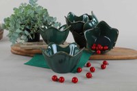 Set boluri pentru aperitive (6 bucati) Macd700 Verde inchis 12x12x12 cm - 2
