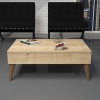 Set Comoda TV si Masuta de Cafea Living Best Oak - 3