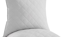 Set de 2 perne vara iarna reversibila Songmics Gri 80x80x18 cm (Polyester 100%)