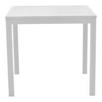 Set de 3 buc masa si scaune de gradina Kliton-Elation aluminiu alb 80x80x74 cm - 3