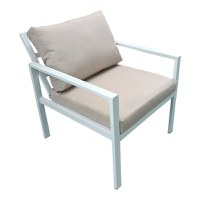 Set de gradina 4 buc. Gardenly, Alb, 141x68.5x72 cm - 4