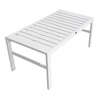 Set de gradina 4 buc. Gardenly, Alb, 141x68.5x72 cm - 5