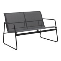 Set de gradina 4 buc. Veranda, Antracit, 110x74x75 cm - 3