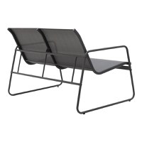 Set de gradina 4 buc. Veranda, Antracit, 110x74x75 cm - 4