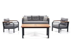 Set de gradina Assento 311M Gri 67x197x77 cm