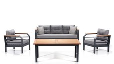 Set de gradina Assento 311M Gri 67x197x77 cm