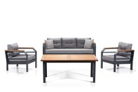 Set de gradina Assento 311M Gri 67x197x77 cm - 1