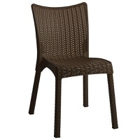 Set de gradina masa si scaune Explore-Confident set 3 piese plastic maro 90x90x73.5 cm - 4