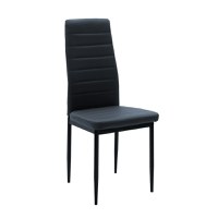 Set dining Cuba-Parker, Pako World, 5 piese, MDF, Sonoma-Negru, 70x70x75 cm - 2