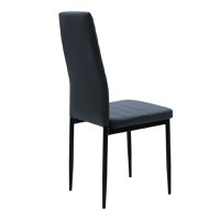 Set dining Cuba-Parker, Pako World, 5 piese, MDF, Sonoma-Negru, 70x70x75 cm - 3