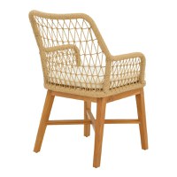 Set dining Elaiza-Wooly, Pako World, 7 piese, Bej-Natural, 220x90x75 cm - 3