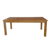 Set dining Elaiza-Wooly, Pako World, 7 piese, Bej-Natural, 220x90x75 cm - 7
